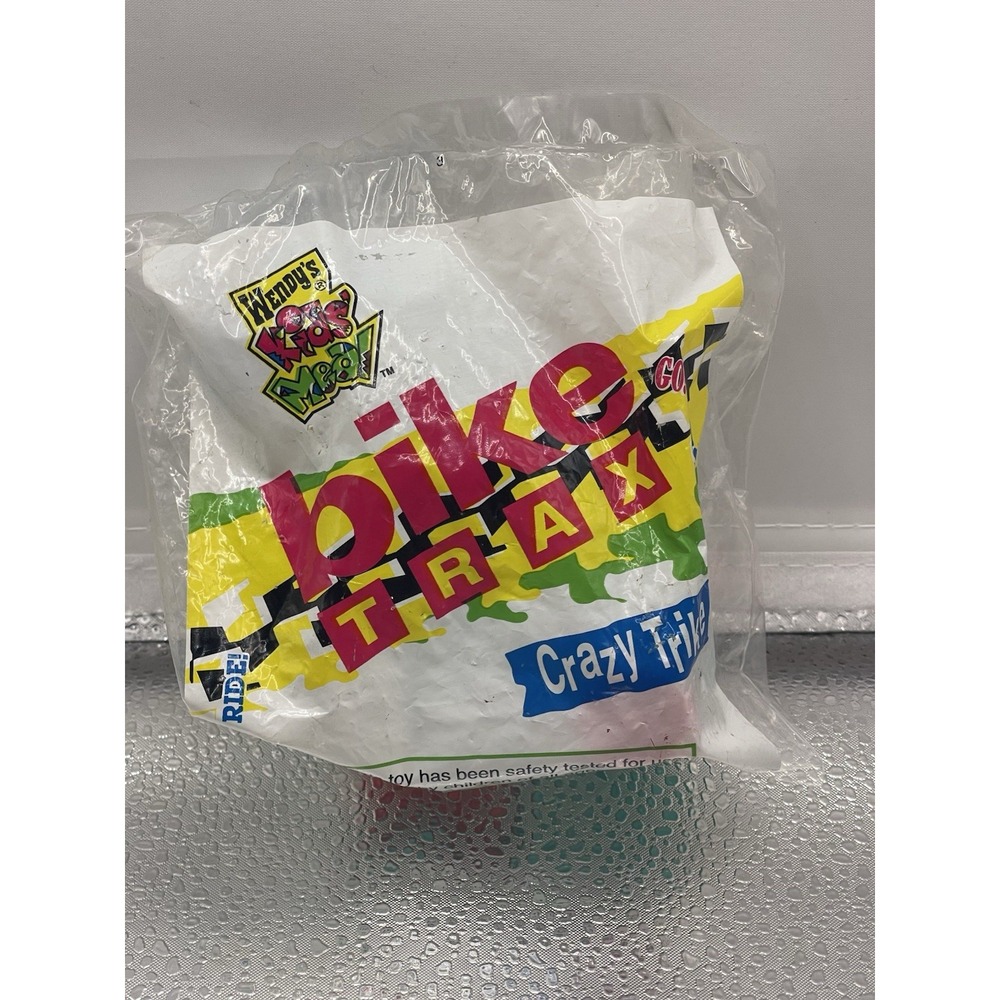 Wendy's Kid's Meal 1995 Bike Trax Crazy Trike‎ Toy NEW